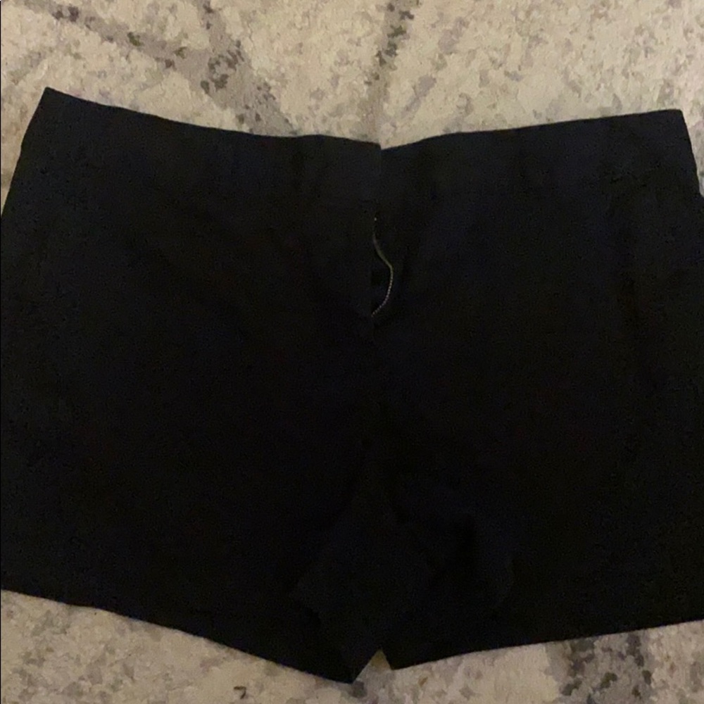 Loft solid black shorts